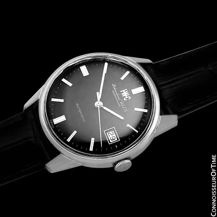 1972 IWC Vintage Mens Watch, Cal. 8541B Pellaton Automatic with Date - Stainless Steel