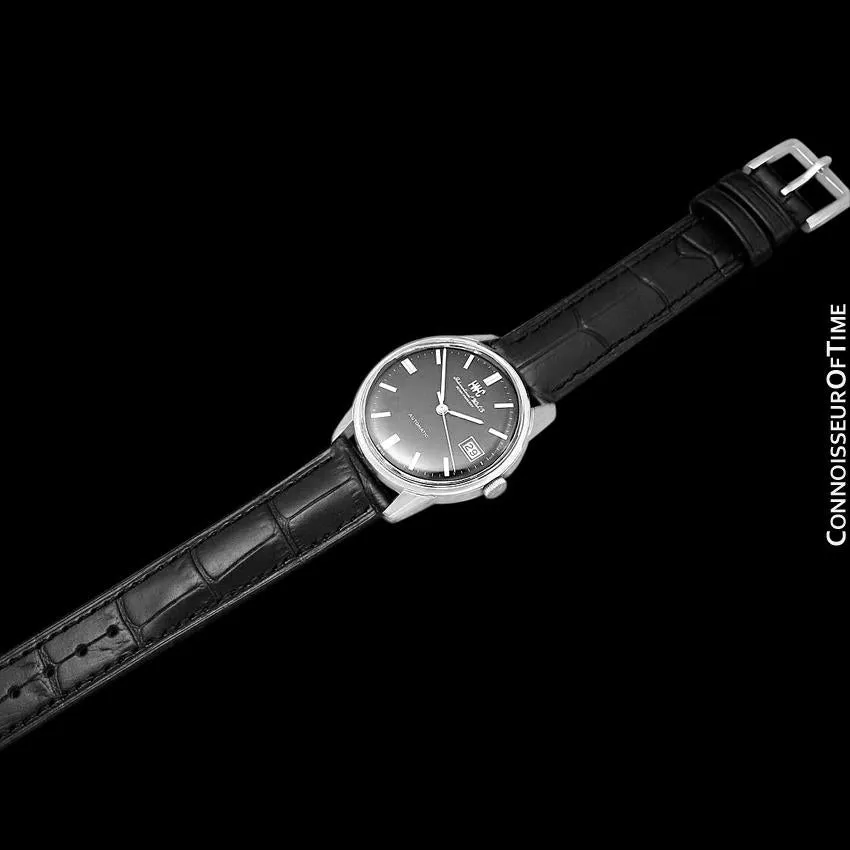 1972 IWC Vintage Mens Watch, Cal. 8541B Pellaton Automatic with Date - Stainless Steel