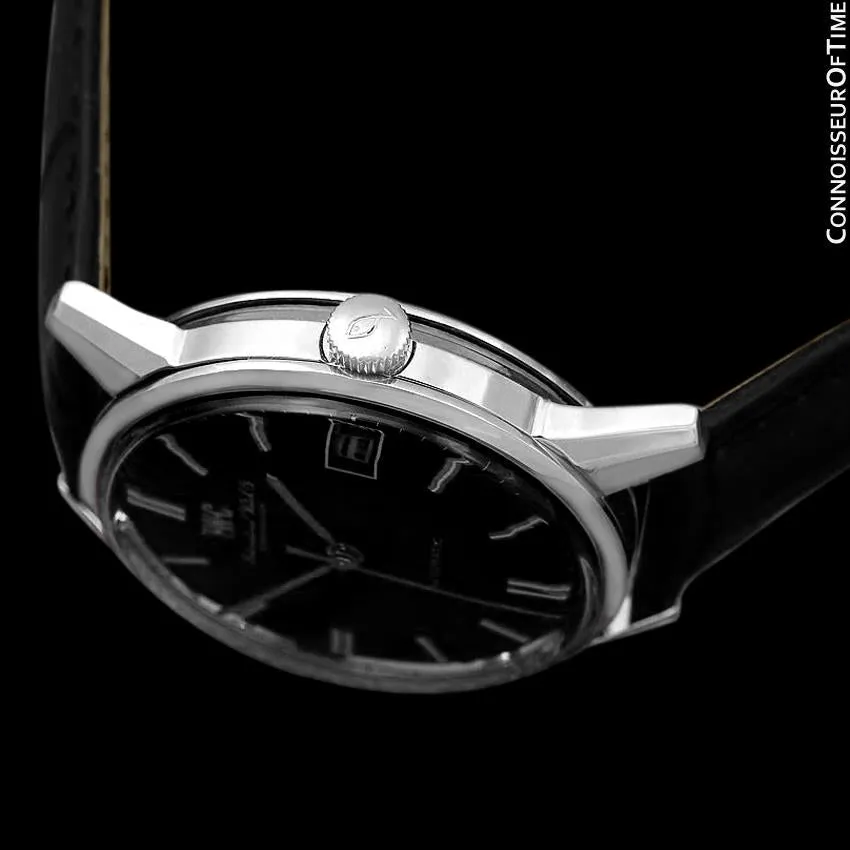 1972 IWC Vintage Mens Watch, Cal. 8541B Pellaton Automatic with Date - Stainless Steel