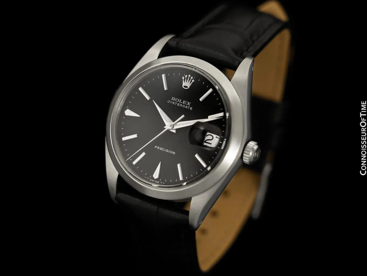 1972 Rolex Oysterdate Vintage Mens Watch with Date - Stainless Steel