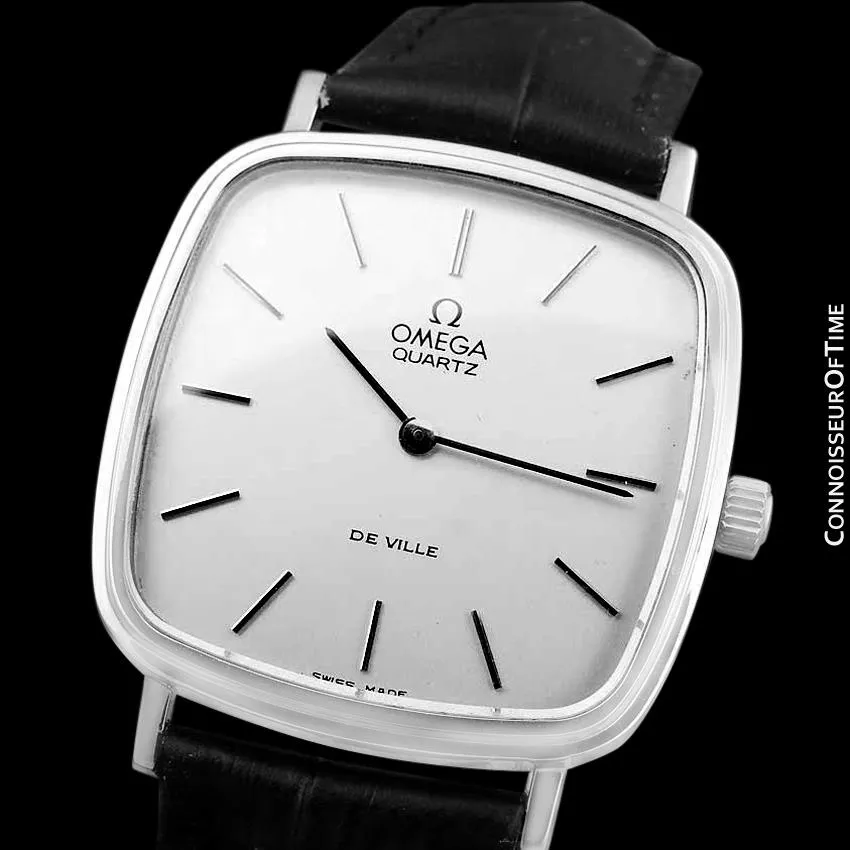1978 Omega De Ville Vintage Mens Midsize Watch - Stainless Steel