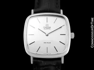 1978 Omega De Ville Vintage Mens Midsize Watch - Stainless Steel