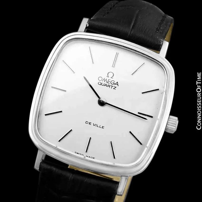 1978 Omega De Ville Vintage Mens Midsize Watch - Stainless Steel