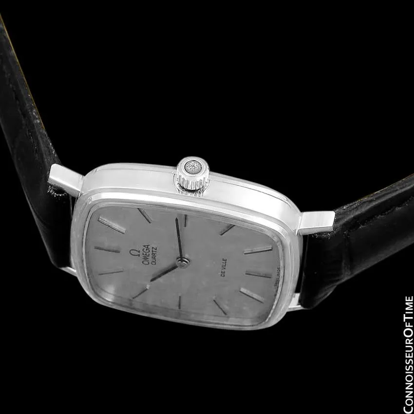 1978 Omega De Ville Vintage Mens Midsize Watch - Stainless Steel