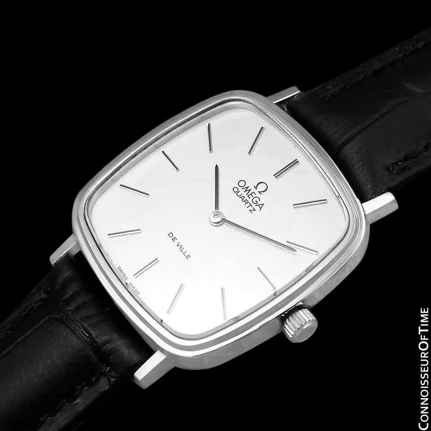 1978 Omega De Ville Vintage Mens Midsize Watch - Stainless Steel