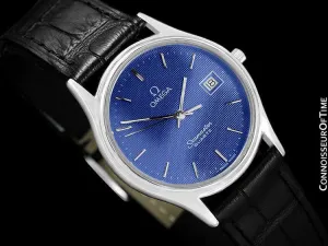 1984 Omega Seamaster Brest Vintage Mens Quartz Watch - Stainless Steel