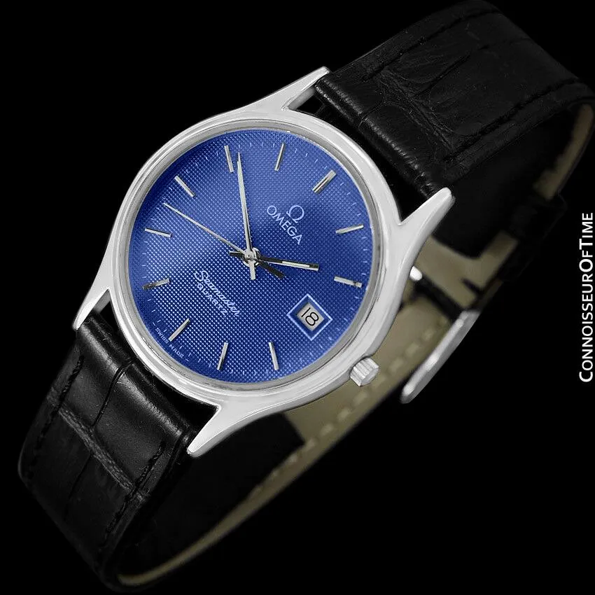 1984 Omega Seamaster Brest Vintage Mens Quartz Watch - Stainless Steel