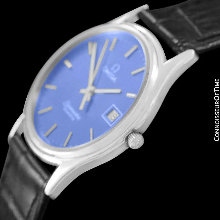 1984 Omega Seamaster Brest Vintage Mens Quartz Watch - Stainless Steel