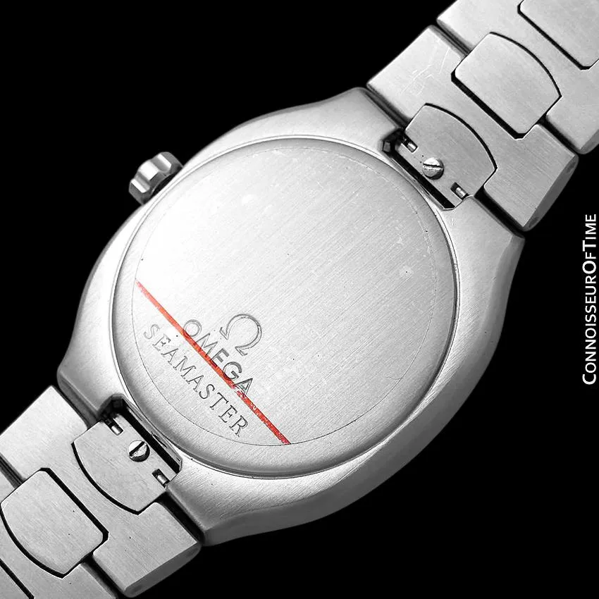 1989 Omega Polaris Seamaster Mens Divers Watch, Quick Setting Date - Stainless Steel & 18K Gold