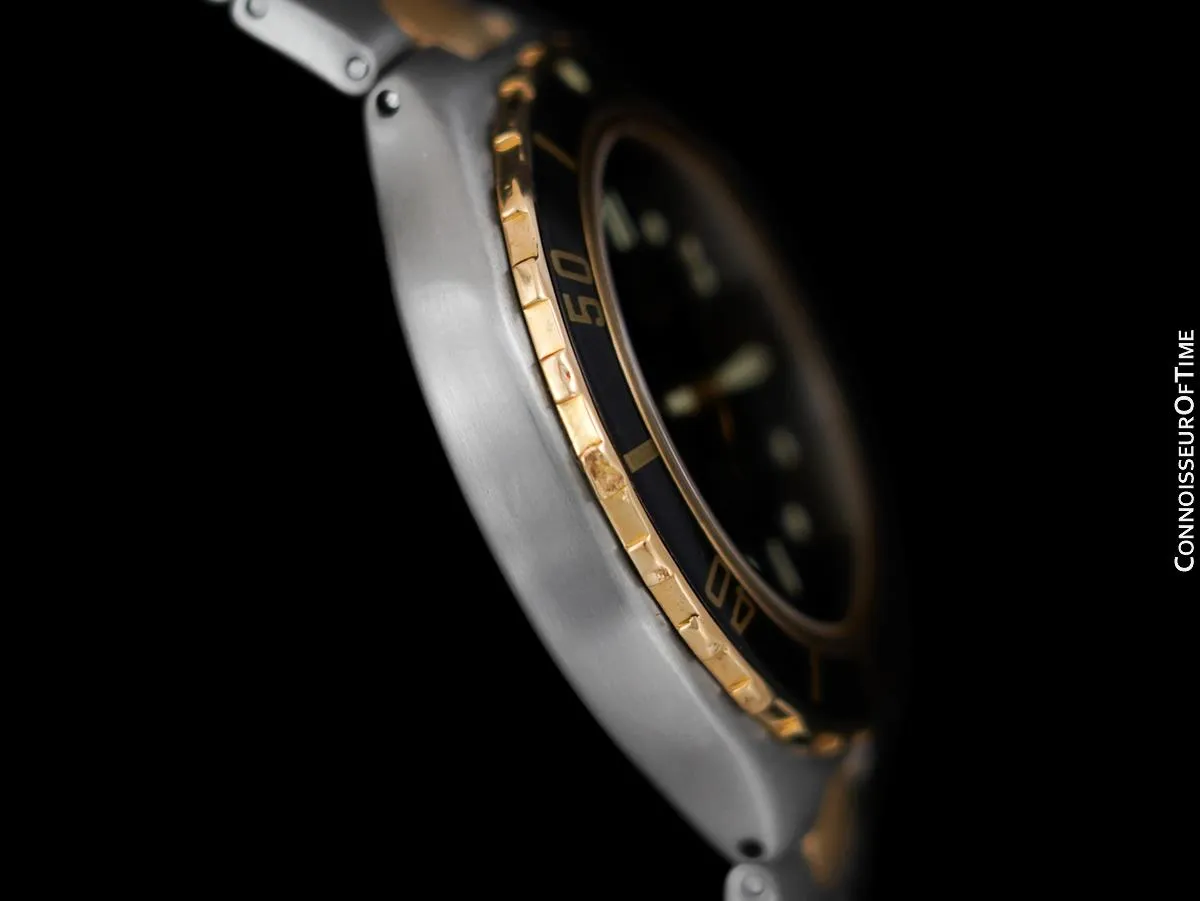 1991 Omega Seamaster 200M Pre-Bond Dive Watch, Date - Stainless Steel & 18K Gold