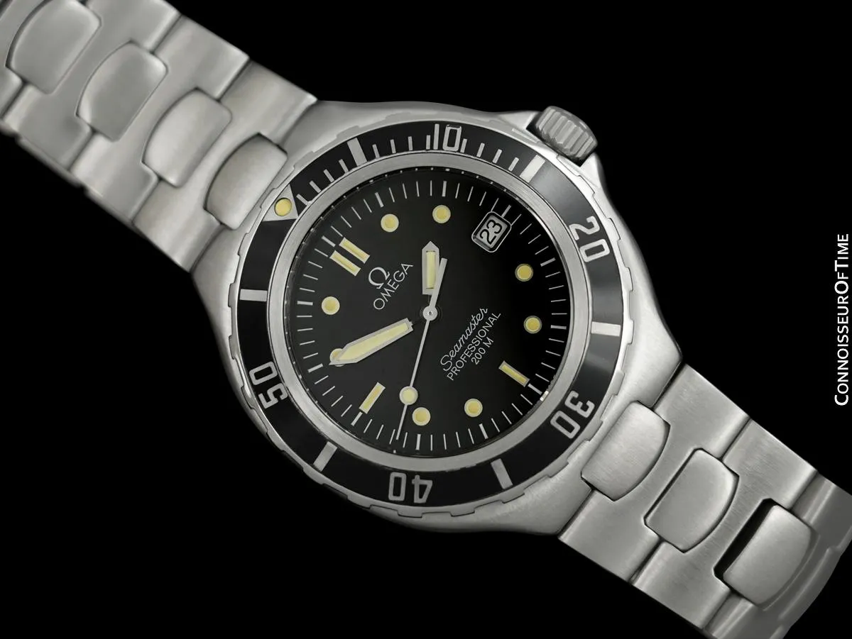 1995 Omega Seamaster 200M Pre-Bond Dive Watch, Date - Stainless Steel