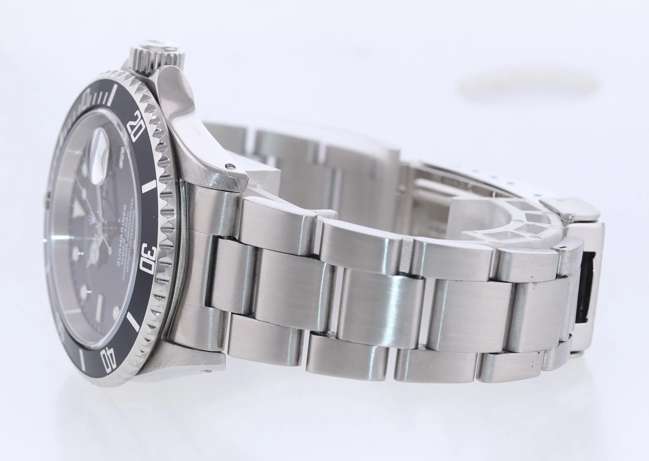 1999 Rolex Submariner Date 16610 Steel Black Dial 40mm Oyster Dive Watch Box