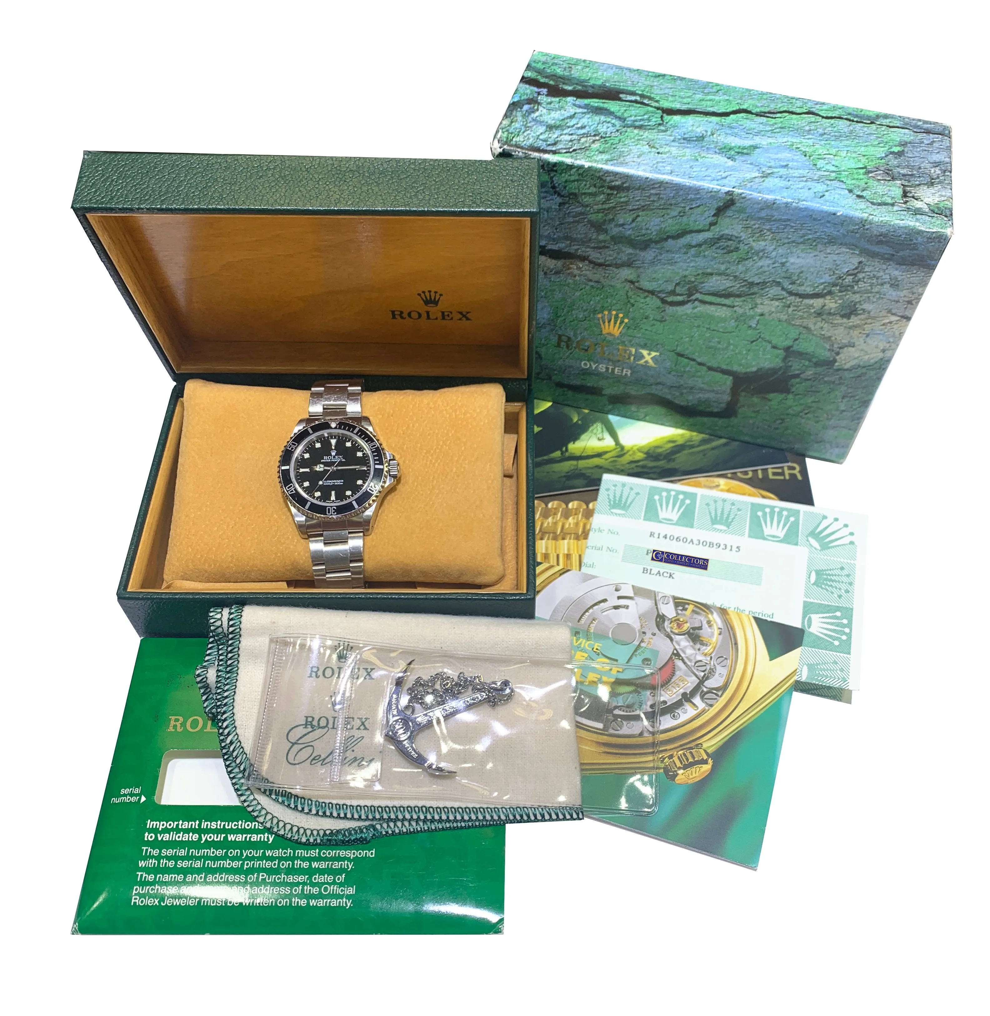 2003 UNPOLISHED Rolex Submariner No-Date 14060M SWISS MADE Black Dive 40mm Watch
