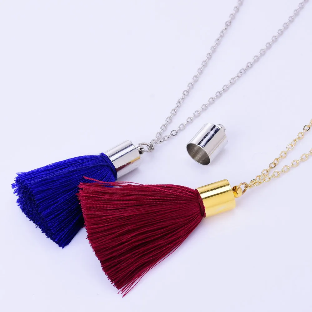 200pcs gold 8.5mm brass Round Leather Cord Ends Bracelet Cord Tassel Cap End Diy jewelry Findings