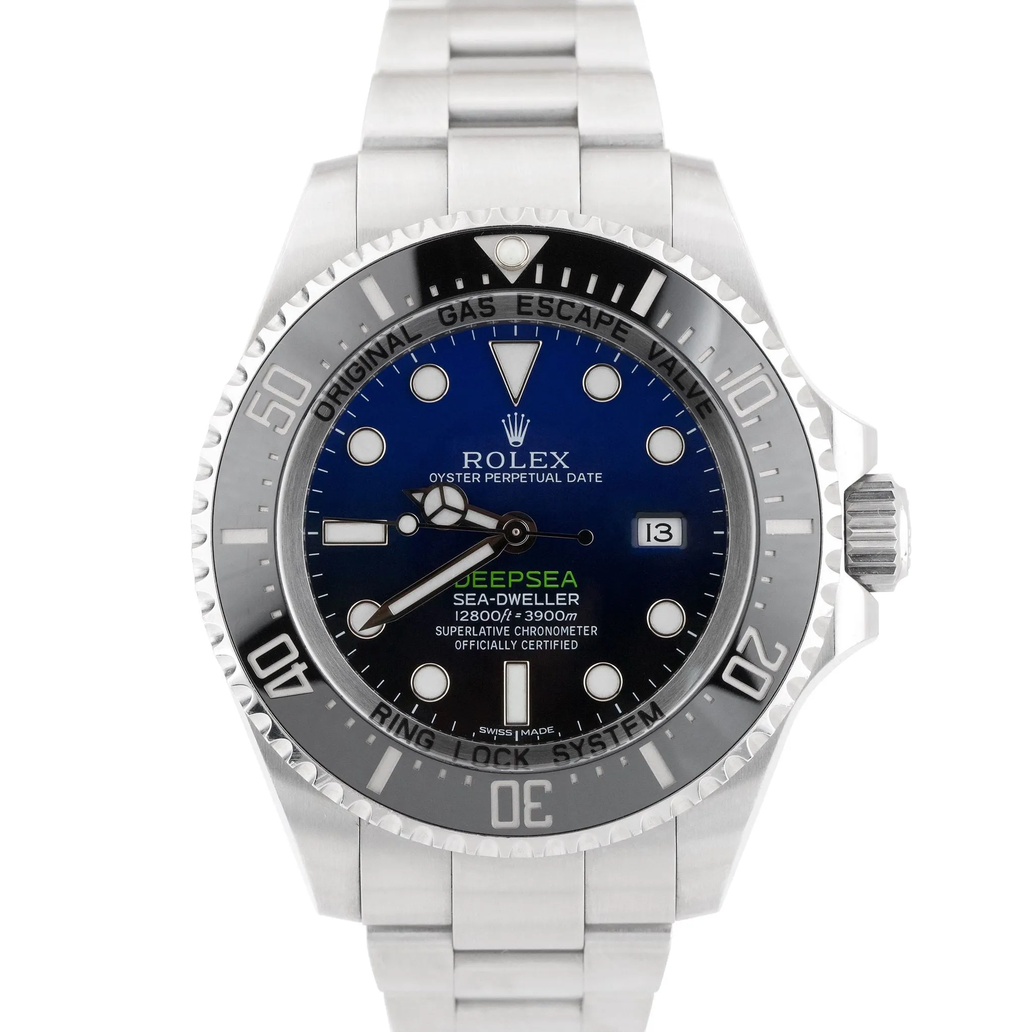 2017 Rolex Sea-Dweller Deepsea 'James Cameron' Blue Black 116660 44mm Dive Watch