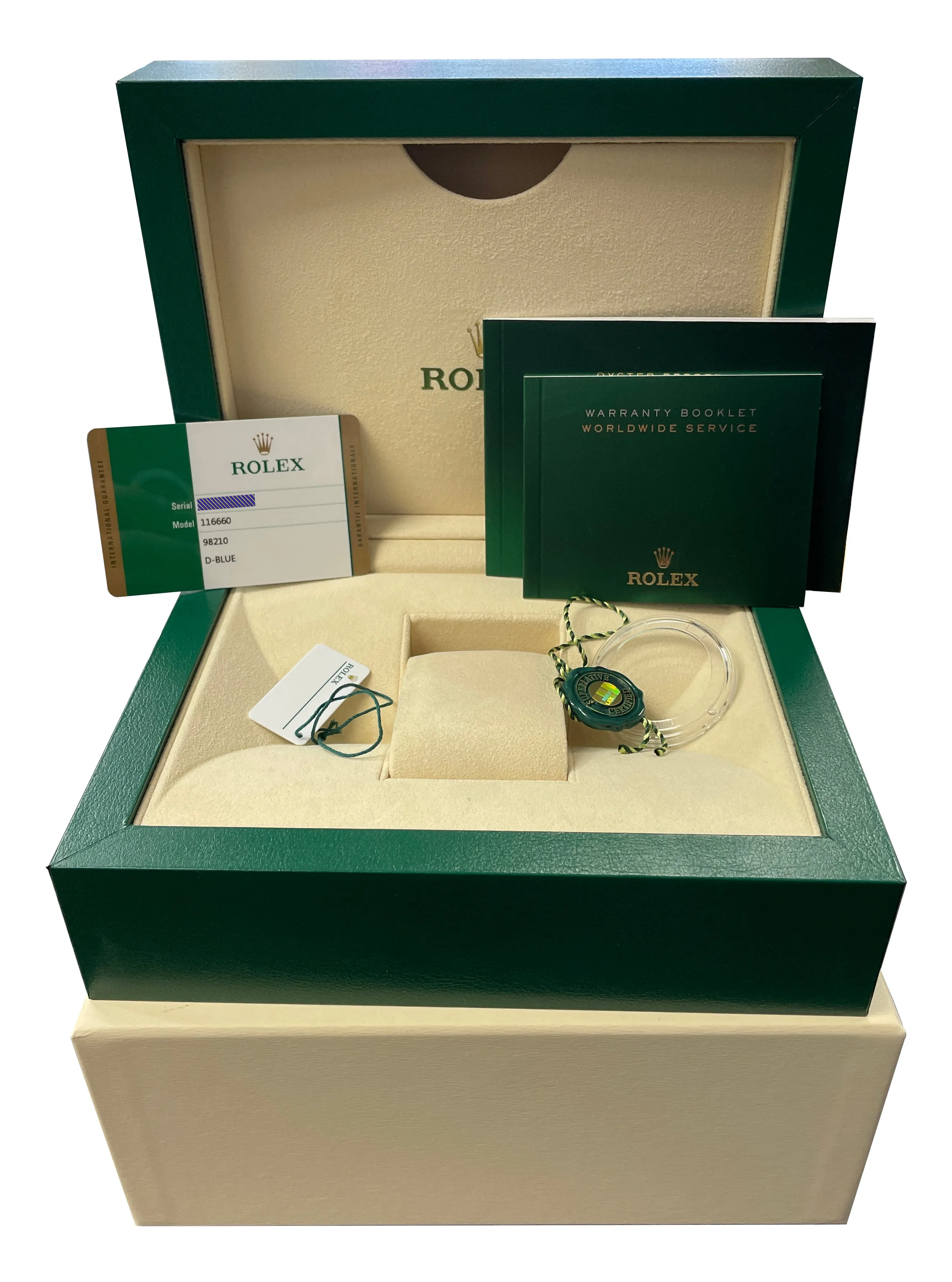 2017 Rolex Sea-Dweller Deepsea 'James Cameron' Blue Black 116660 44mm Dive Watch