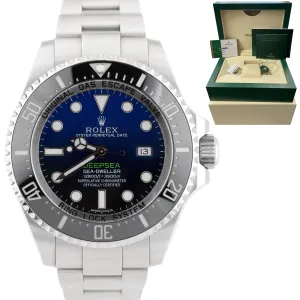 2017 Rolex Sea-Dweller Deepsea 'James Cameron' Blue Black 116660 44mm Dive Watch