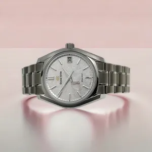 2023 Grand Seiko SBGA413 Spring Pink Dial Men's 40mm Automatic Watch - B/P