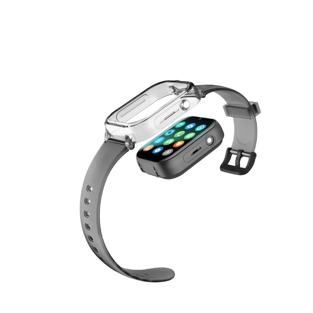 4G Network Kids Smart Watch GPS Positioning Video Call SOS Smartwatch Camera Voice Chat Phone Watch Black