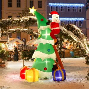 7' Ft Lil' St. Nick Holiday Inflatable