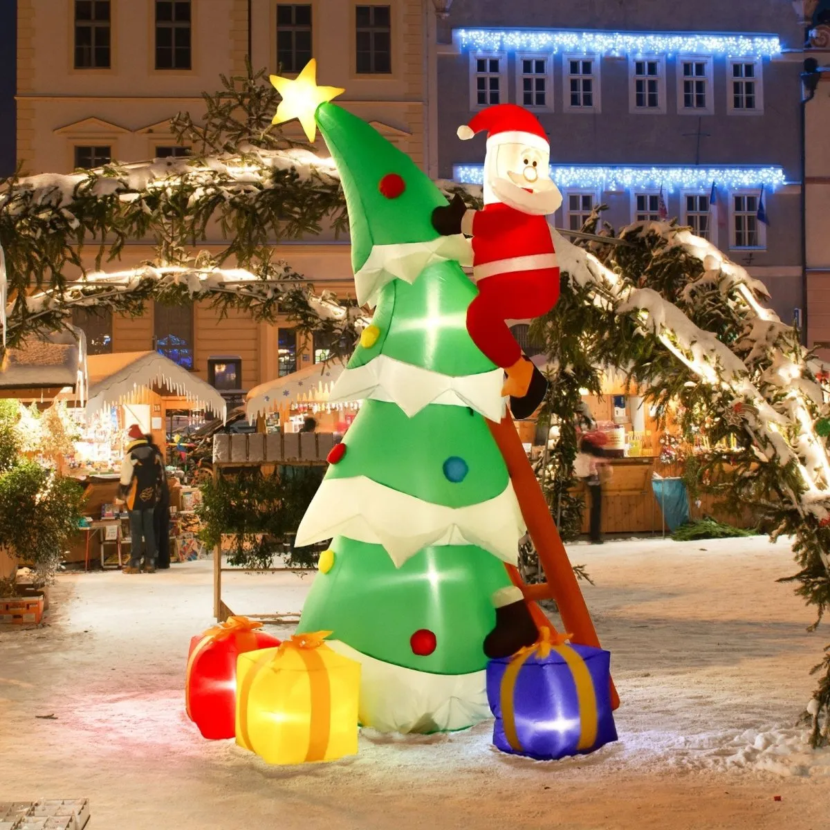 7' Ft Lil' St. Nick Holiday Inflatable