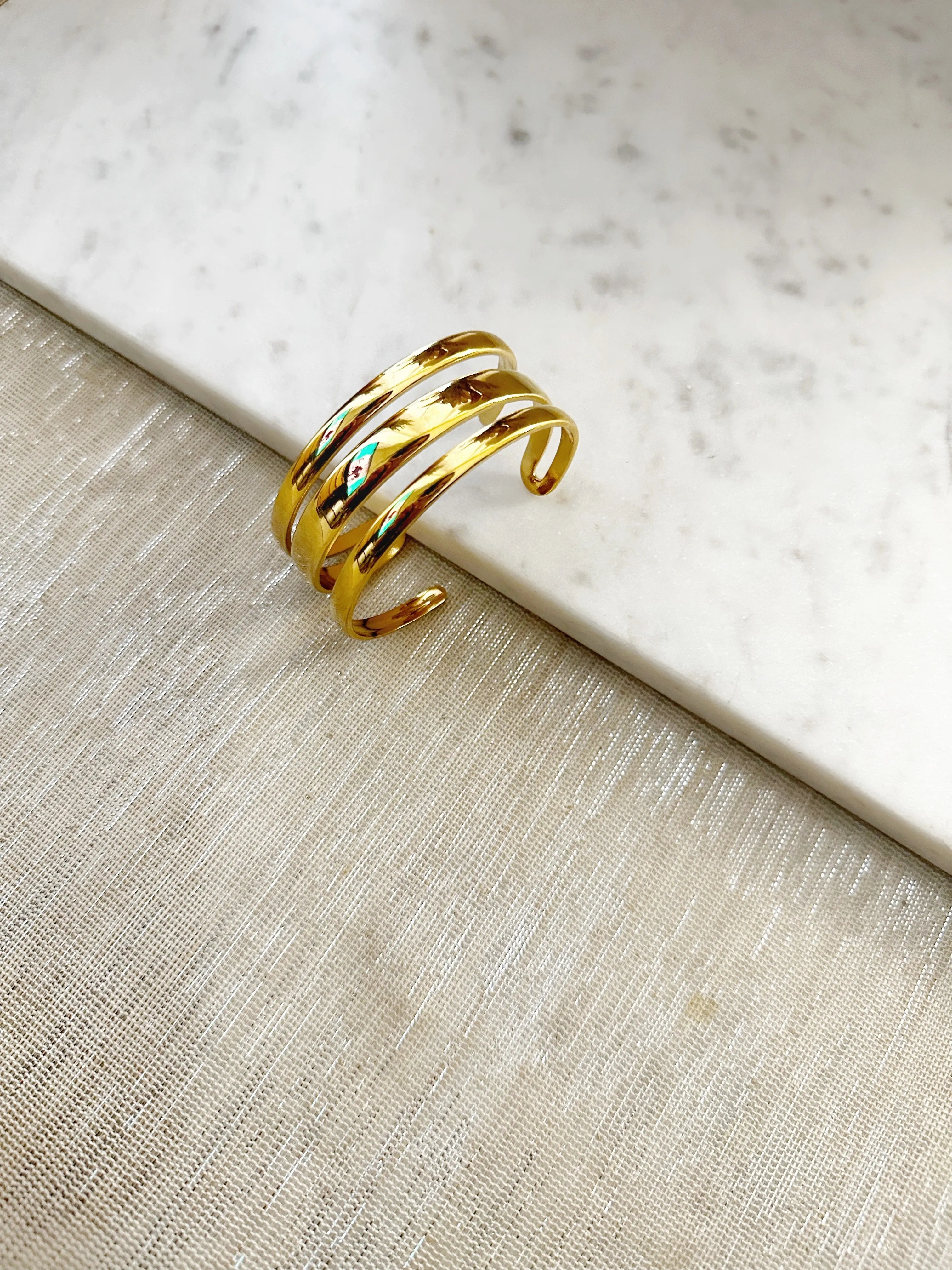8392JB - Gilded Gold Filled Bracelet Cuff