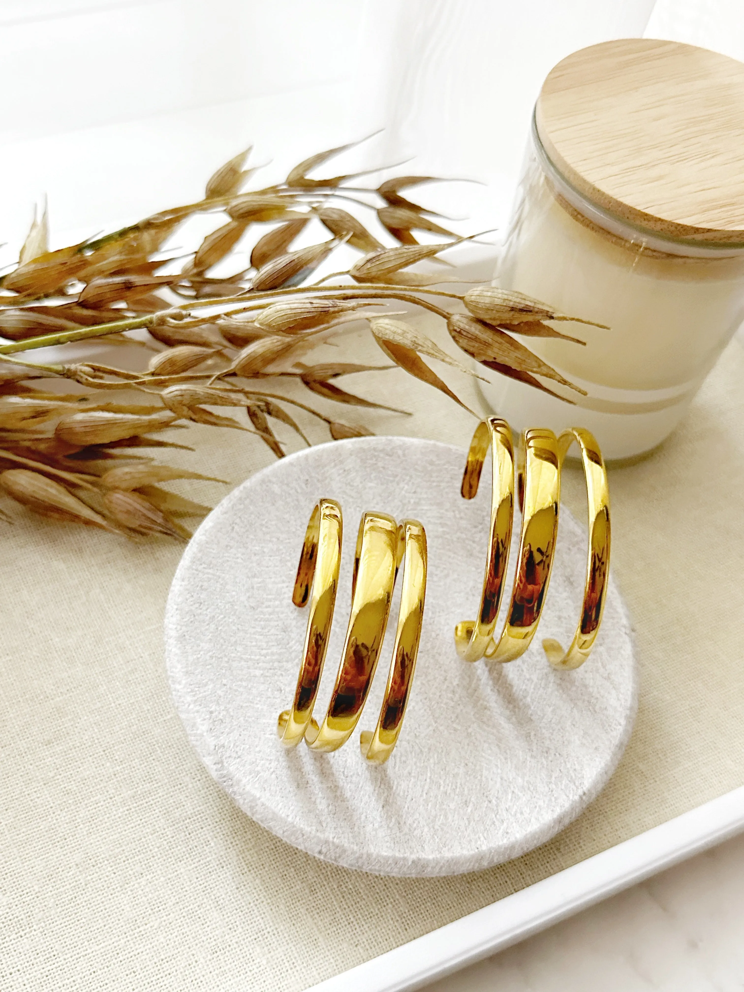 8392JB - Gilded Gold Filled Bracelet Cuff