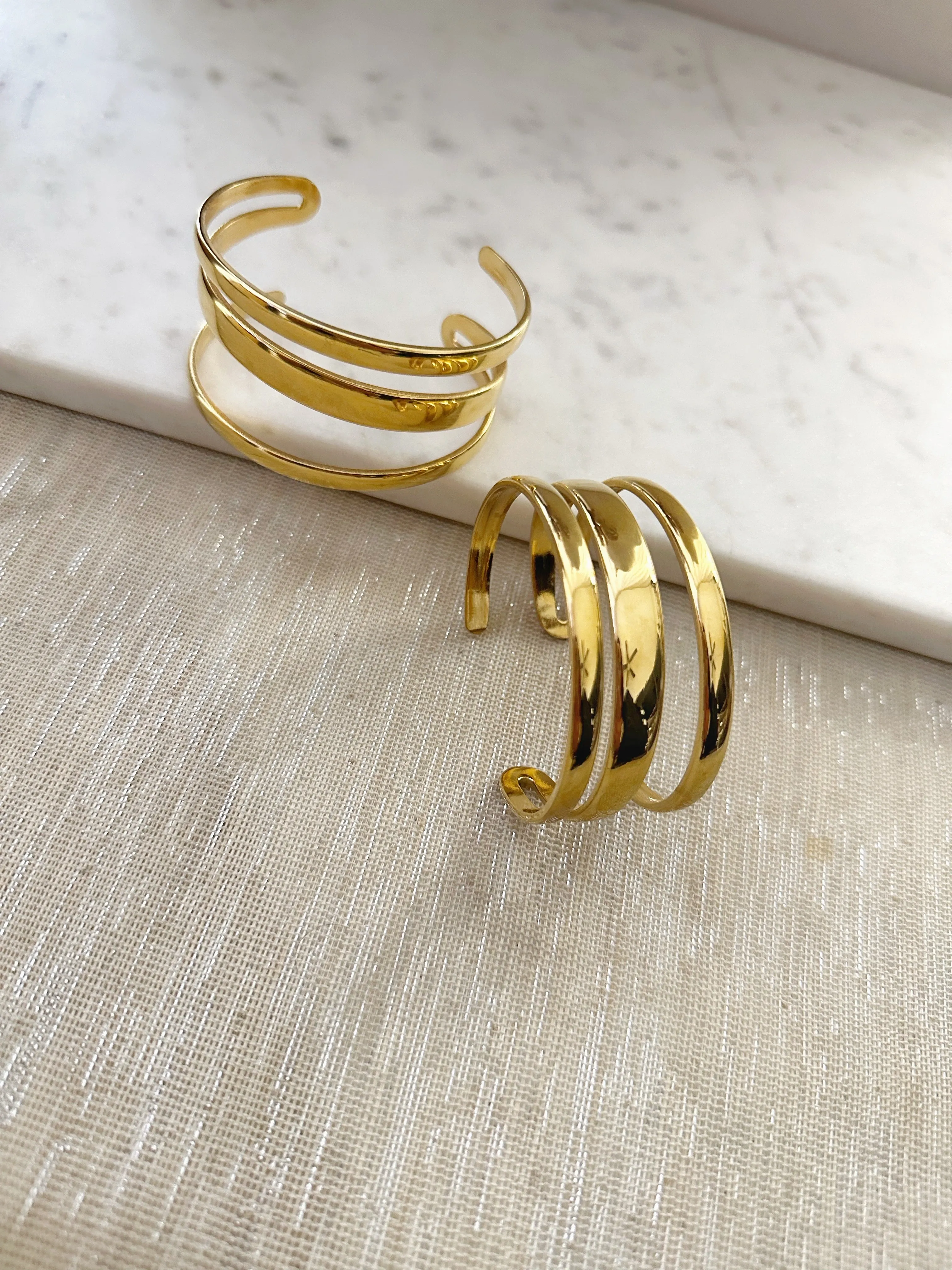 8392JB - Gilded Gold Filled Bracelet Cuff
