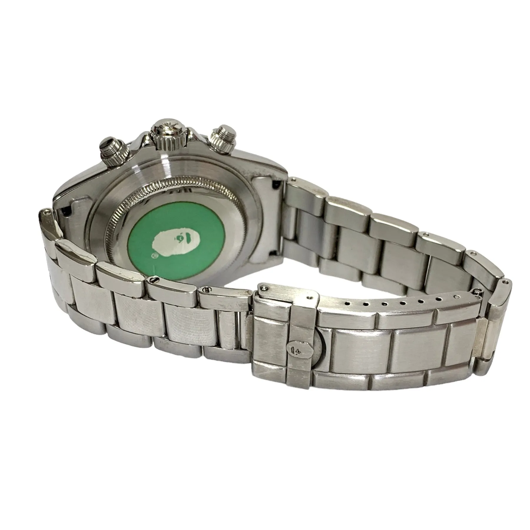 A Bathing Ape Bape Camo Type 3 Daytona Automatic Bapex Watch Red