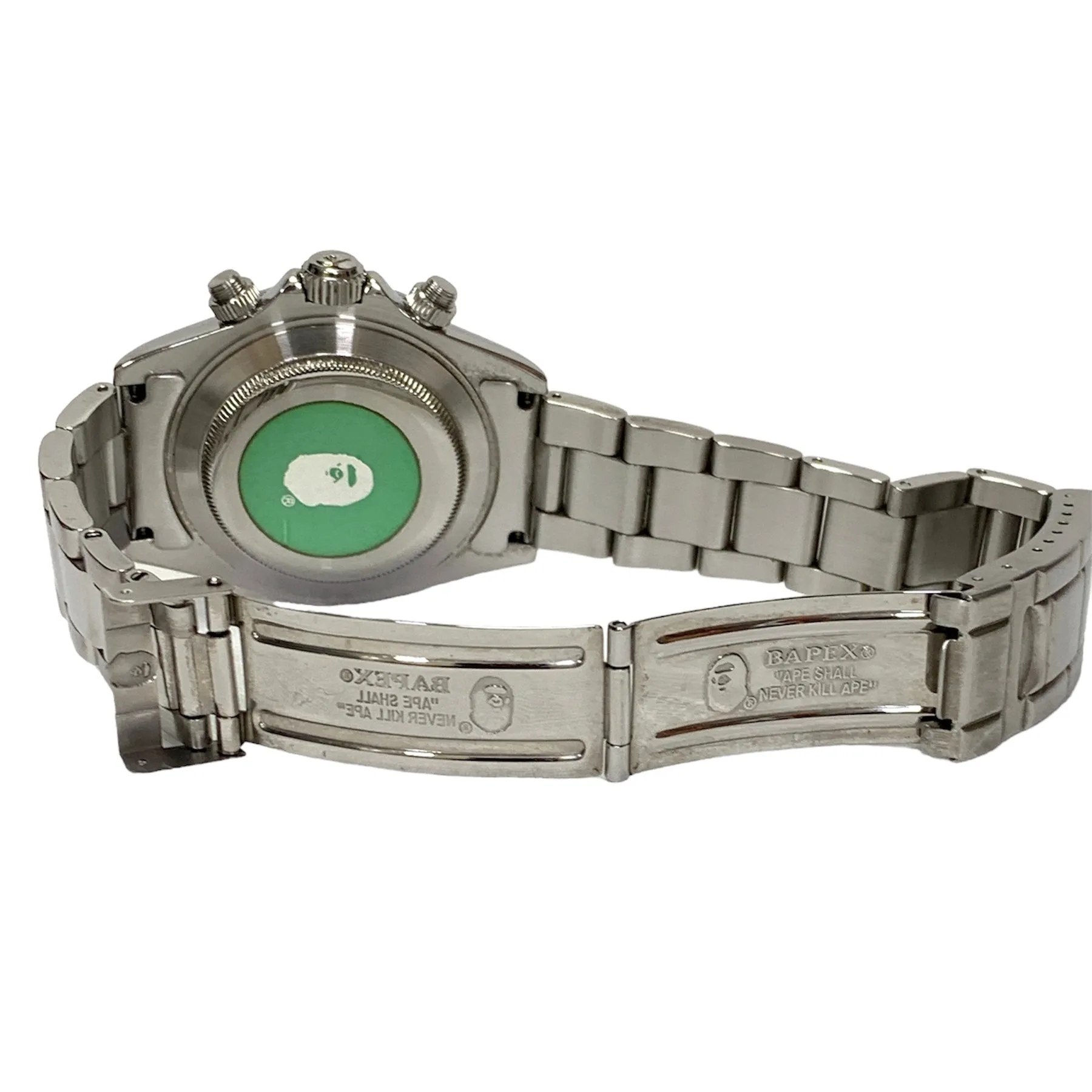 A Bathing Ape Bape Camo Type 3 Daytona Automatic Bapex Watch Red
