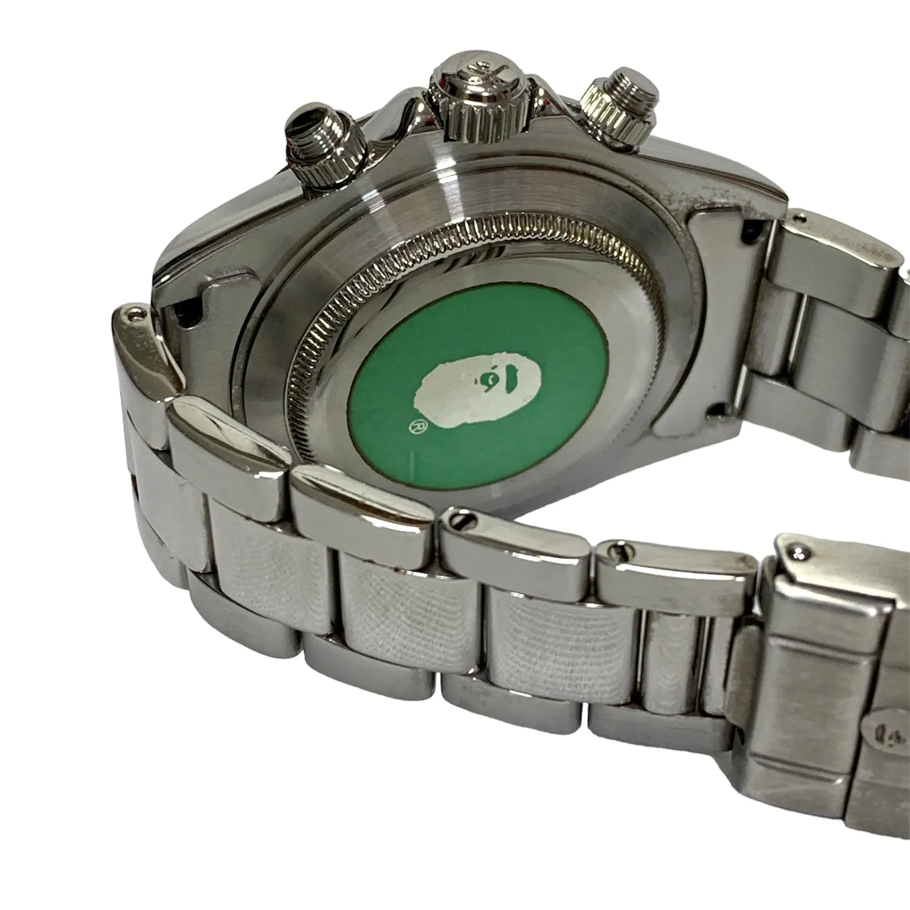 A Bathing Ape Bape Camo Type 3 Daytona Automatic Bapex Watch Red