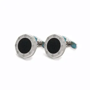 A&P Luxury Watches Stainless Steel Cufflinks in Black