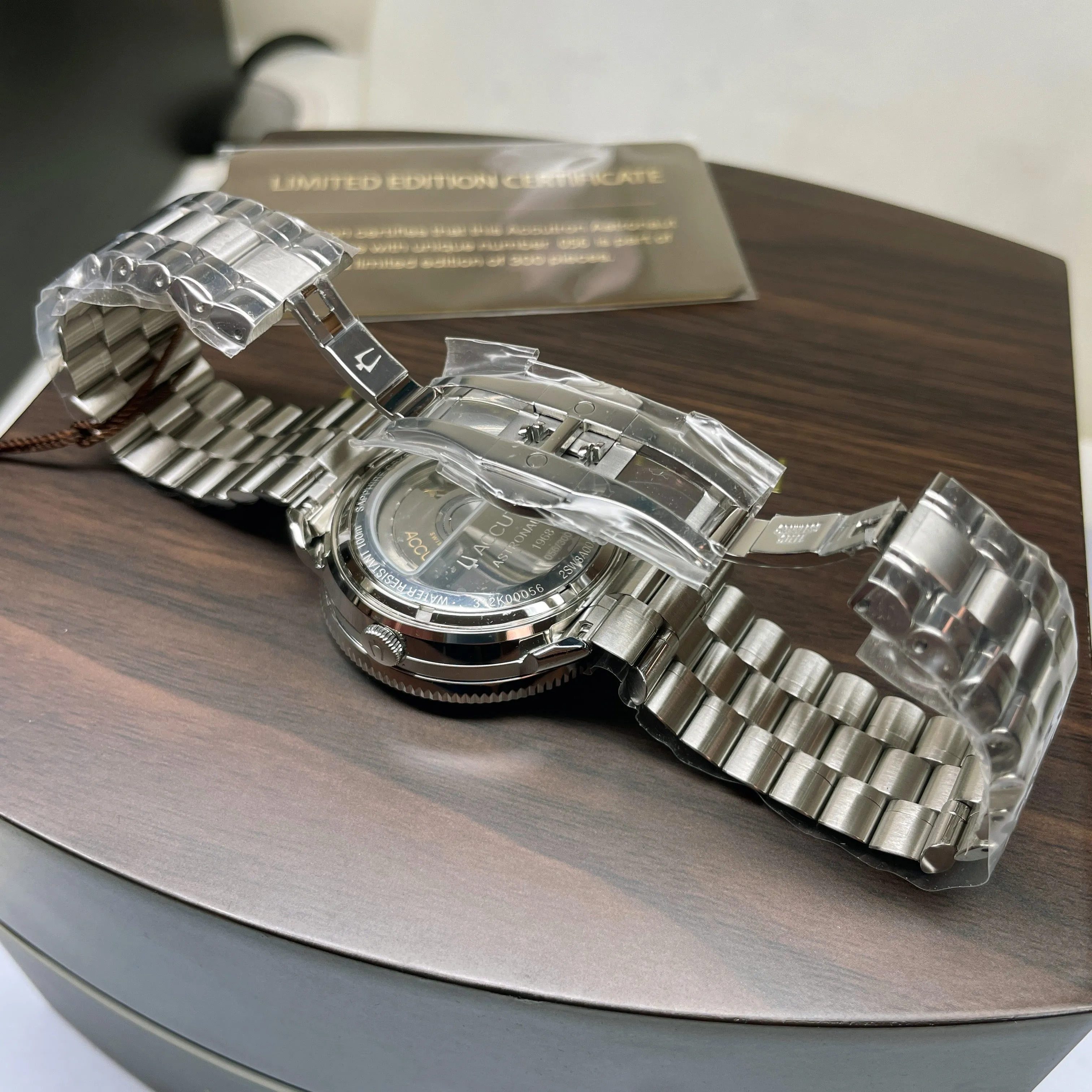 Accutron Astronaut "T" GMT 41mm Black White Watch Limited Re-Edition from 1968