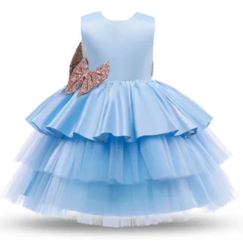 Adorable Big Bowknot Dress for Newborn Baby Girls