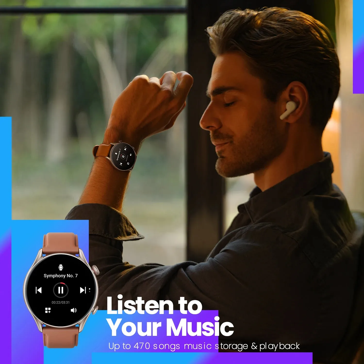 Amazfit GTR 3 Pro GTR3 Pro GTR-3 Pro 46mm Smartwatch Alexa Built-in  GPS