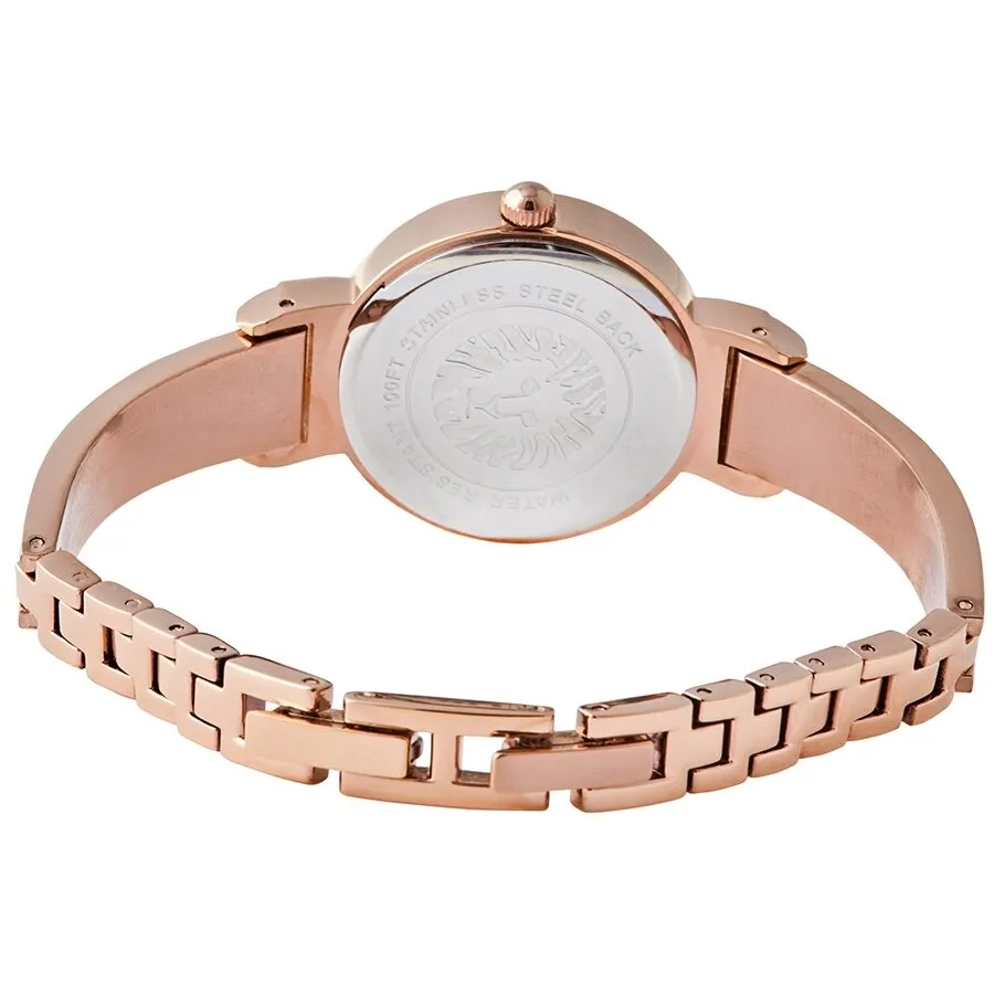 Anne Klein Mother of Pearl Quartz Ladies Watch and Bracelet Set /3362RGST AK/3362RGST
