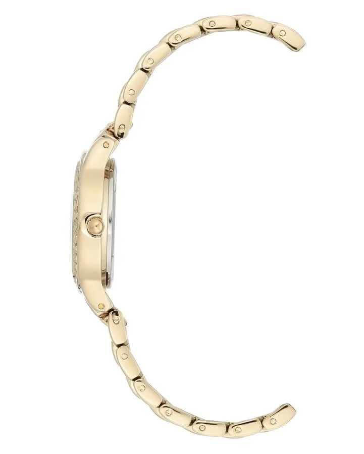 Anne Klein Quartz White Dial Ladies Watch Set AK/3334WHST
