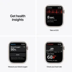 Apple Watch Series 7 45mm (GPS   Cellular) Black  (Refurbished Grade-C)
