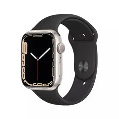 Apple Watch Series 7 45mm (GPS   Cellular) Black  (Refurbished Grade-C)