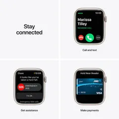 Apple Watch Series 7 45mm (GPS   Cellular) Black  (Refurbished Grade-C)