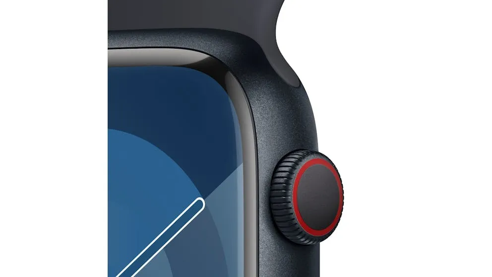 Apple Watch Series 9 41mm (GPS   Cellular) Midnight Aluminium Case with Midnight Sport Band (Opened Never Used)