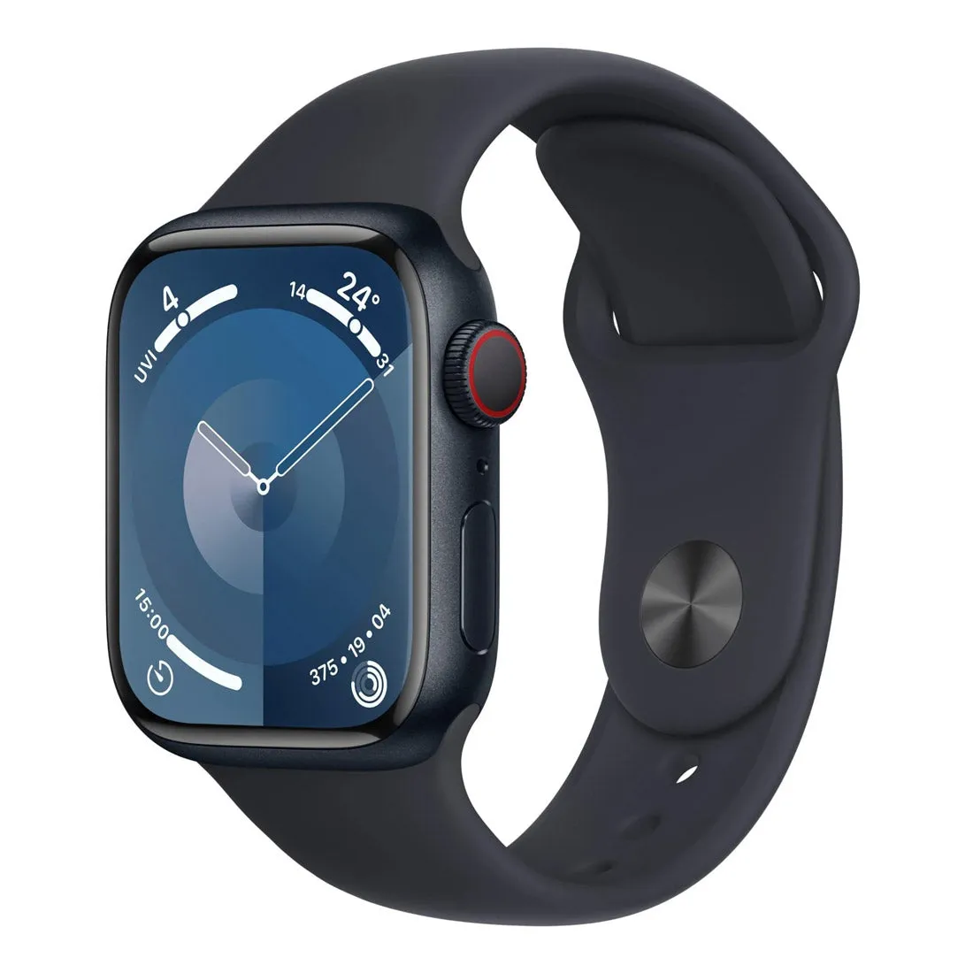 Apple Watch Series 9 41mm (GPS   Cellular) Midnight Aluminium Case with Midnight Sport Band (Opened Never Used)