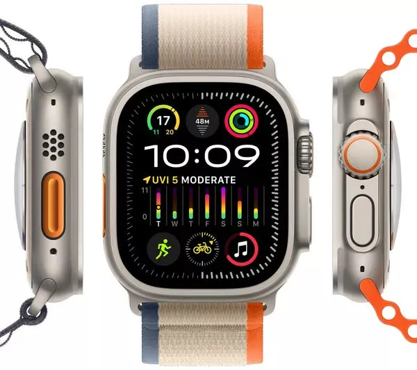 Apple Watch Ultra 2 GPS   Cellular, 49mm Titanium Case with Blue Alpine Loop - Large - Pristine