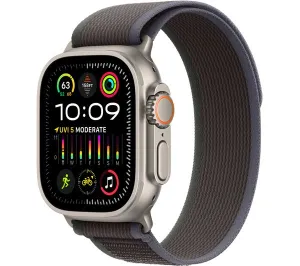 Apple Watch Ultra 2 GPS   Cellular, 49mm Titanium Case with Blue/Black Trail Loop - M/L - Pristine