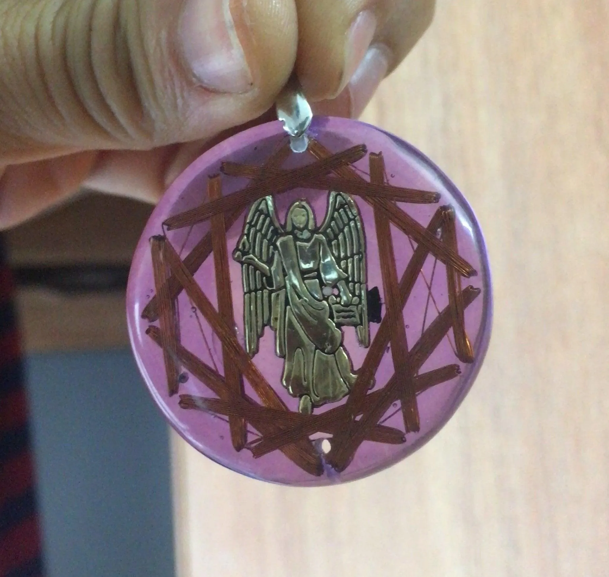 Archangel Uriel 12 Vortex with Citrine Quartz Protective Necklace - Empower your Spirit