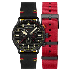 AVI-8 Flyboy Spirit Of Tuskegee Black Mens AV-4109-01
