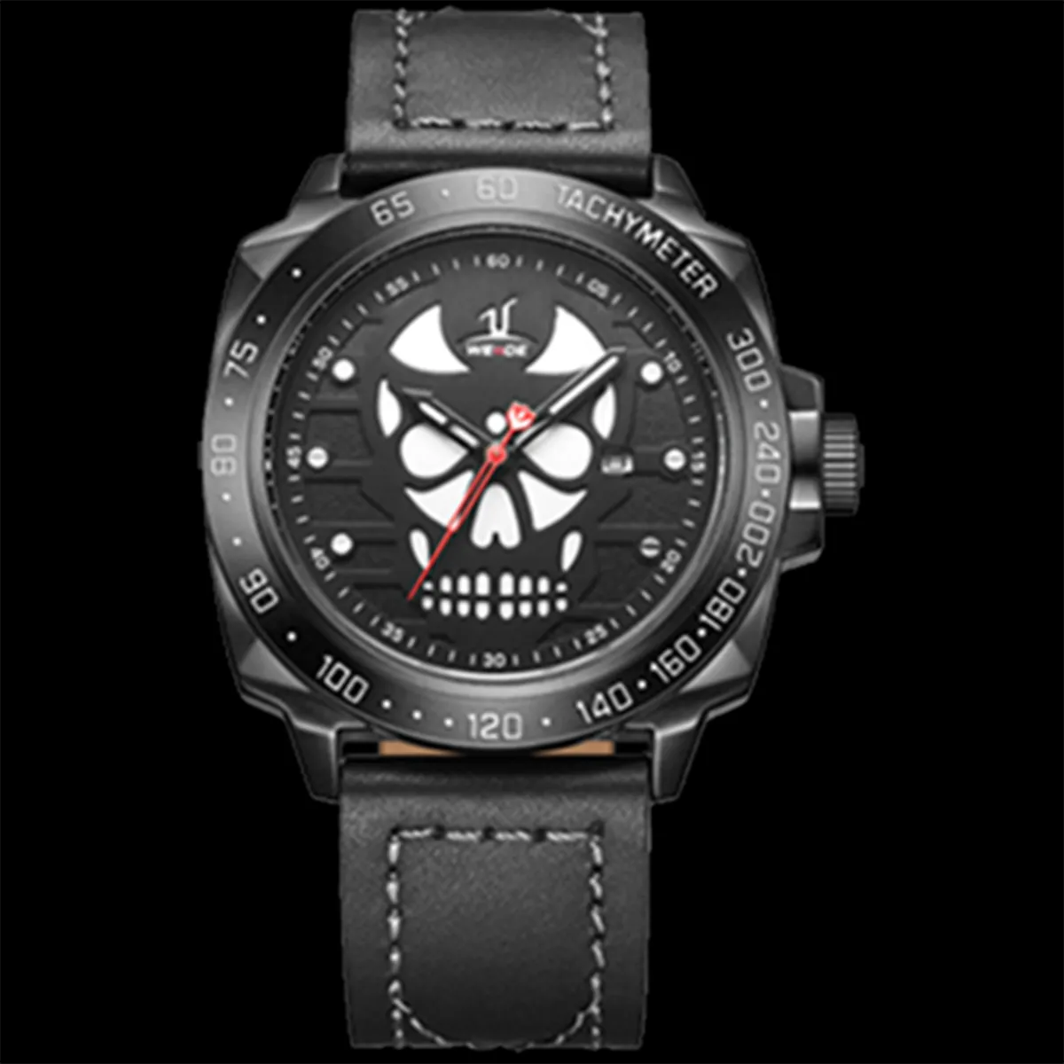 Aviator's Skull Watch