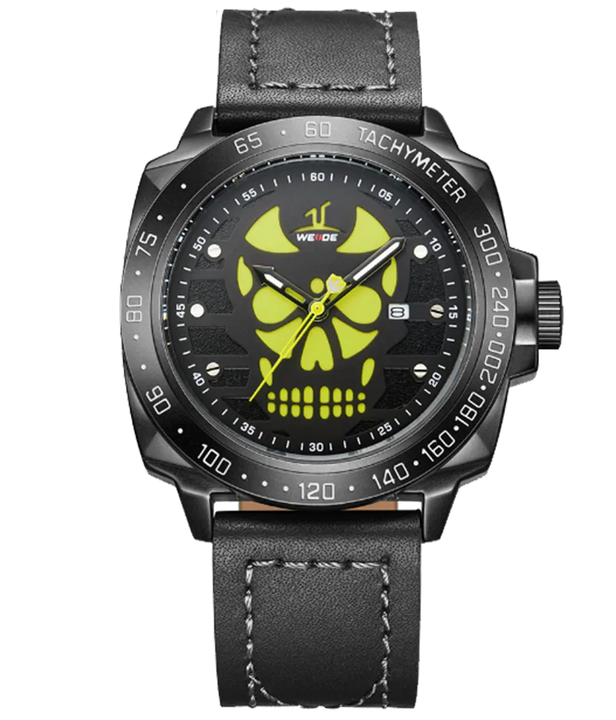 Aviator's Skull Watch