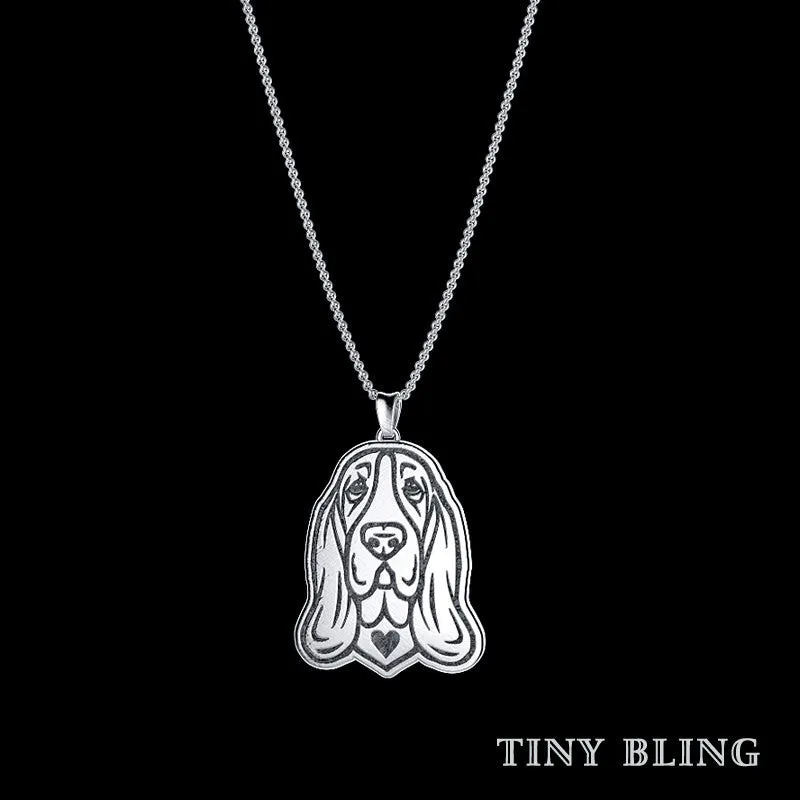 Basset Hound Breed Jewelry Necklace