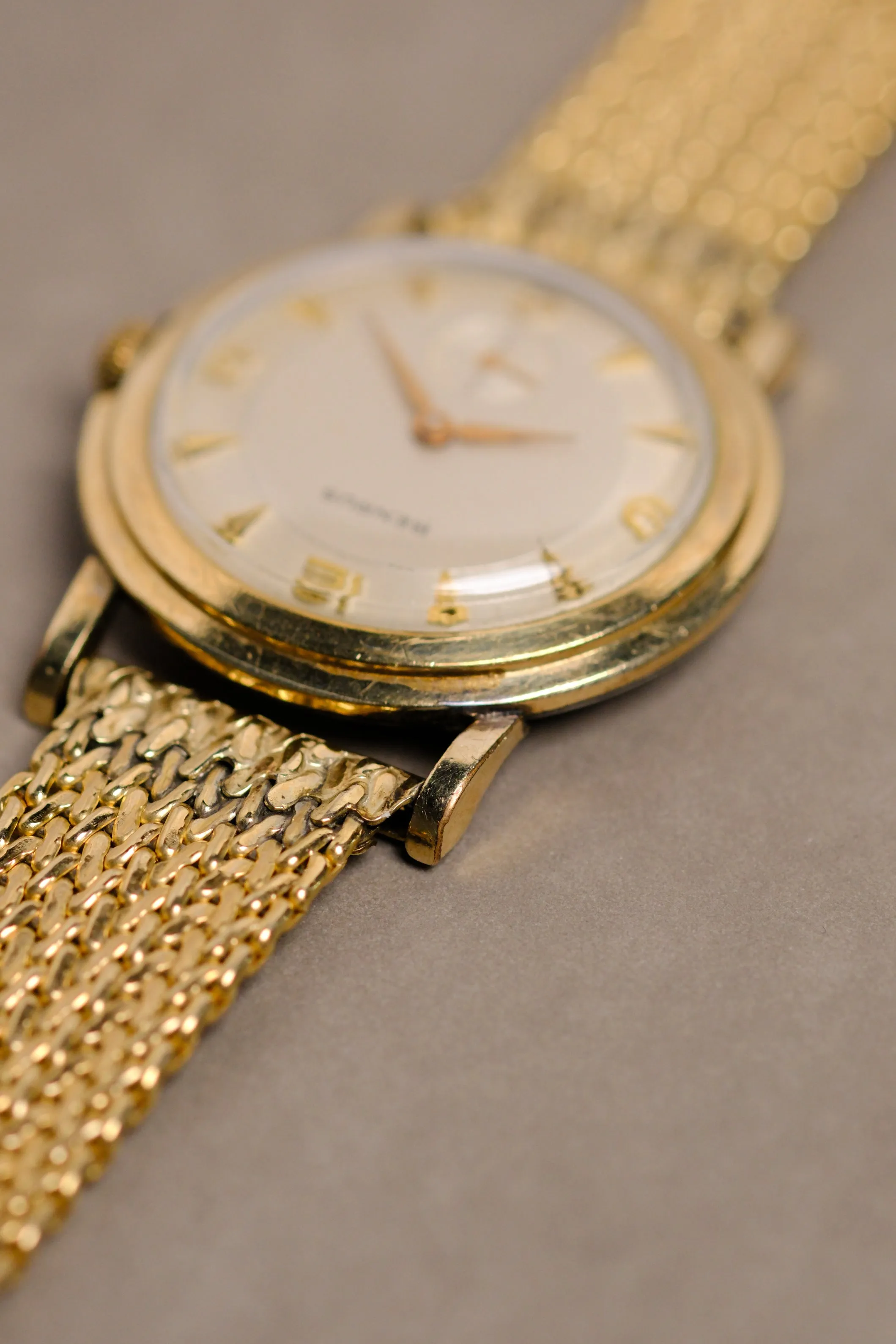 Benrus Jumbo 35 mm 10k Watch w/ Original Band - 1956